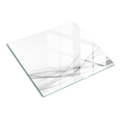 Planche à découper verre Lignes et vagues abstraites