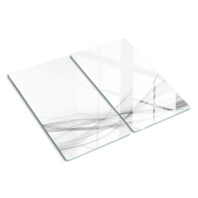 Planche à découper verre Lignes et vagues abstraites