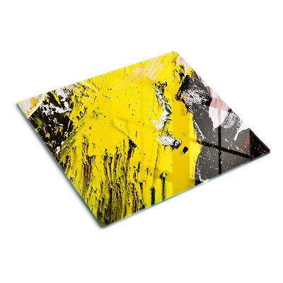 Planche à découper verre Paysage abstrait aux couleurs intenses