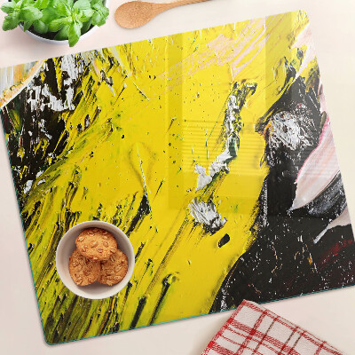 Planche à découper verre Paysage abstrait aux couleurs intenses