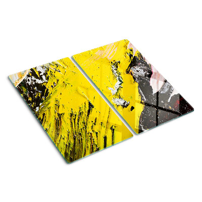 Planche à découper verre Paysage abstrait aux couleurs intenses