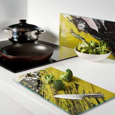 Planche à découper verre Paysage abstrait aux couleurs intenses