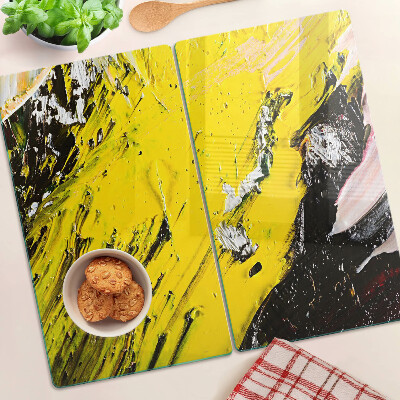 Planche à découper verre Paysage abstrait aux couleurs intenses
