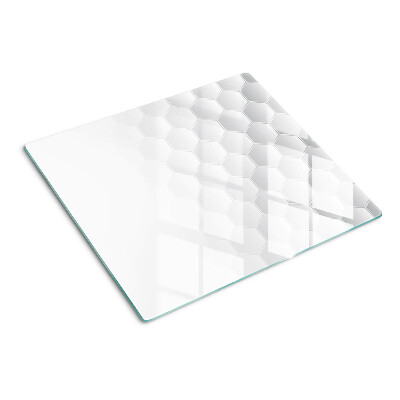 Planche à découper verre Motif hexagonal