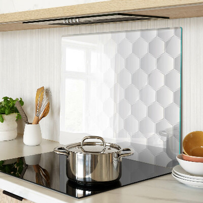 Planche à découper verre Motif hexagonal