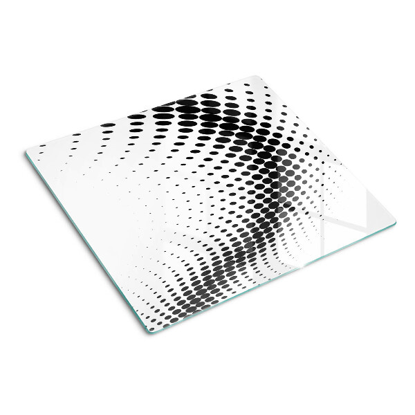 Planche à découper en verre Motif à pois