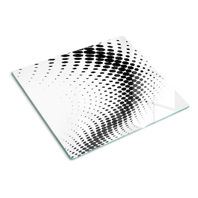 Planche à découper en verre Motif à pois