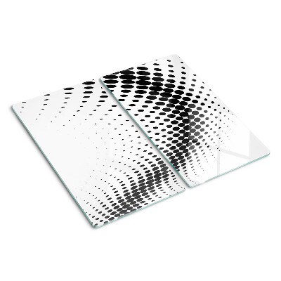 Planche à découper en verre Motif à pois