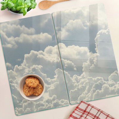 Planche à découper en verre Nuages dans le ciel