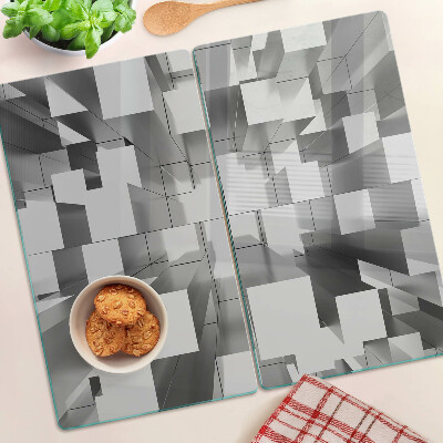 Planche à découper verre Formes géométriques abstraites