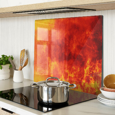 Planche à découper verre Feu et flammes