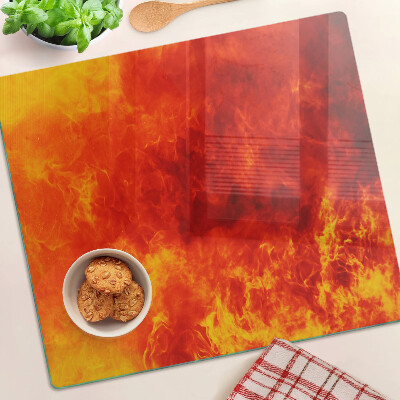 Planche à découper verre Feu et flammes