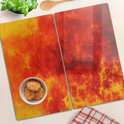 Planche à découper verre Feu et flammes