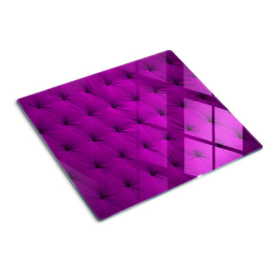 Planche à découper verre Quilting violet