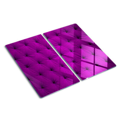 Planche à découper verre Quilting violet