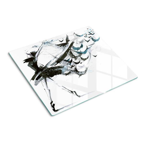 Planche à découper verre Danse ailée