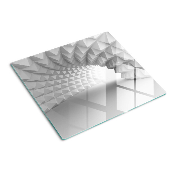 Planche à découper verre Motif géométrique 3D