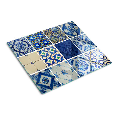 Planche à découper en verre Motif de carreaux de mosaïque