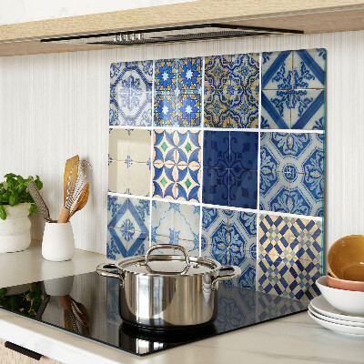 Planche à découper en verre Motif de carreaux de mosaïque