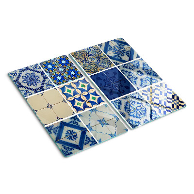 Planche à découper en verre Motif de carreaux de mosaïque