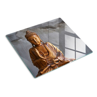 Planche à découper verre Bouddha en méditation