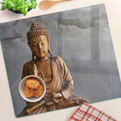 Planche à découper verre Bouddha en méditation