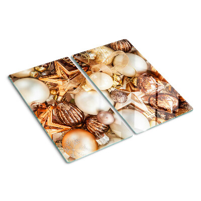 Planche à découper en verre Décorations et boules de Noël