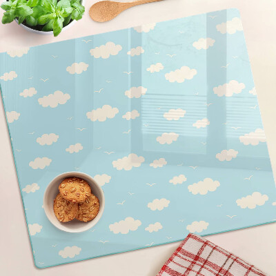 Planche à découper en verre Nuages dans le ciel