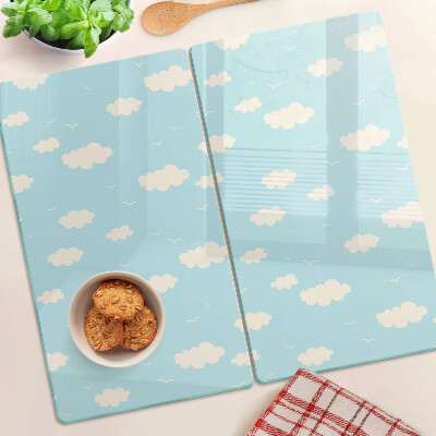 Planche à découper en verre Nuages dans le ciel