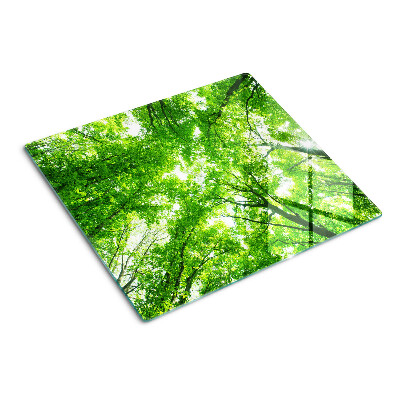 Planche à découper verre Forêts et arbres verts