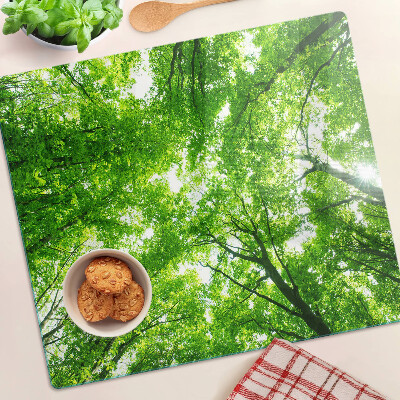 Planche à découper verre Forêts et arbres verts