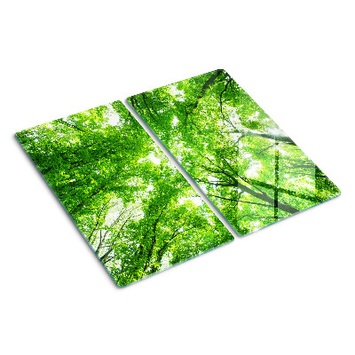 Planche à découper verre Forêts et arbres verts