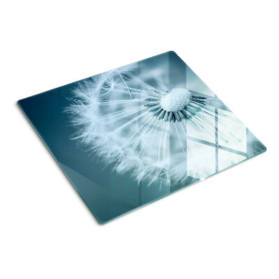 Planche à découper verre Pissenlits contre le ciel