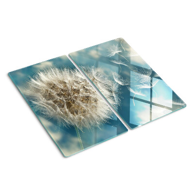 Planche à découper en verre Pissenlits contre le ciel