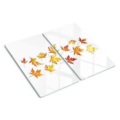 Planche à découper verre Feuilles d'érable aux couleurs d'automne