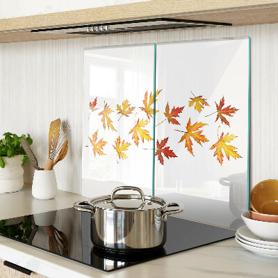 Planche à découper verre Feuilles d'érable aux couleurs d'automne