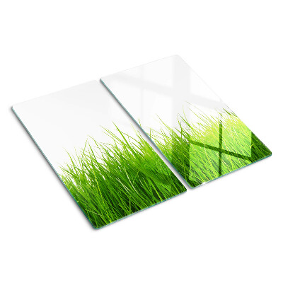 Planche à découper en verre L'herbe au soleil