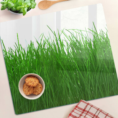 Planche à découper verre L'herbe au soleil