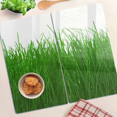 Planche à découper verre L'herbe au soleil