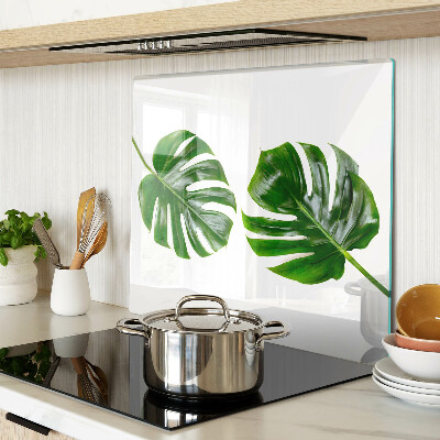 Planche à découper en verre Feuilles de Monstera