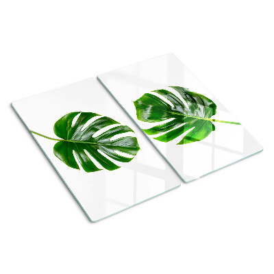 Planche à découper en verre Feuilles de Monstera