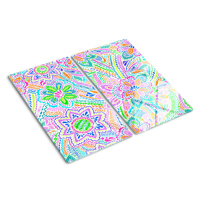 Planche à découper verre Motif floral de style bohème