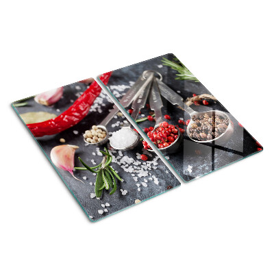 Planche à découper verre Épices et herbes