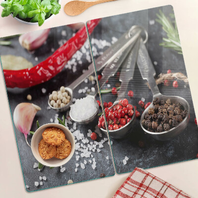 Planche à découper verre Épices et herbes
