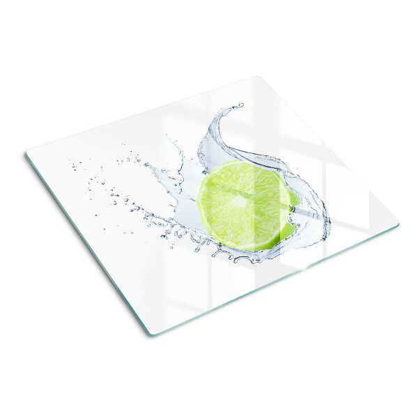 Planche à découper en verre Citron dans l'eau