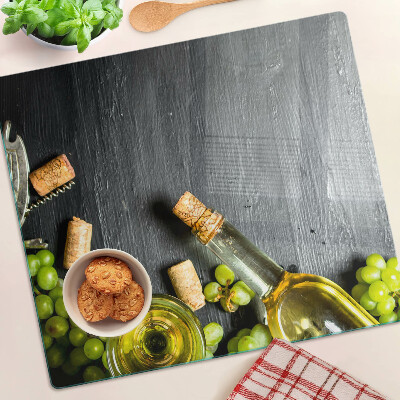 Planche à découper verre Vin et raisins