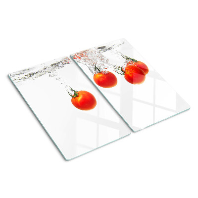 Planche à découper en verre Tomates dans l'eau