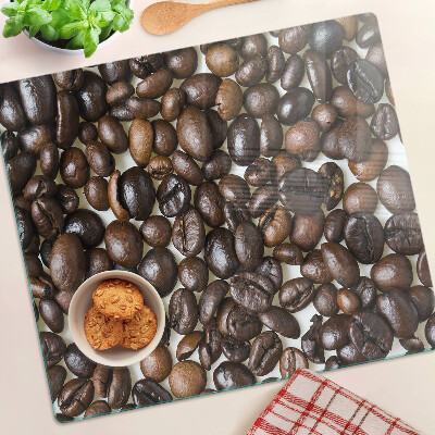 Planche à découper en verre Café en grains
