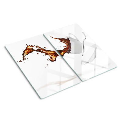 Planche à découper verre Café et boisson éclaboussante