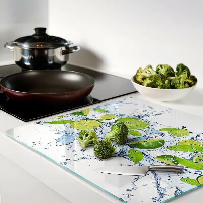 Planche à découper verre Citrons dans l'eau
